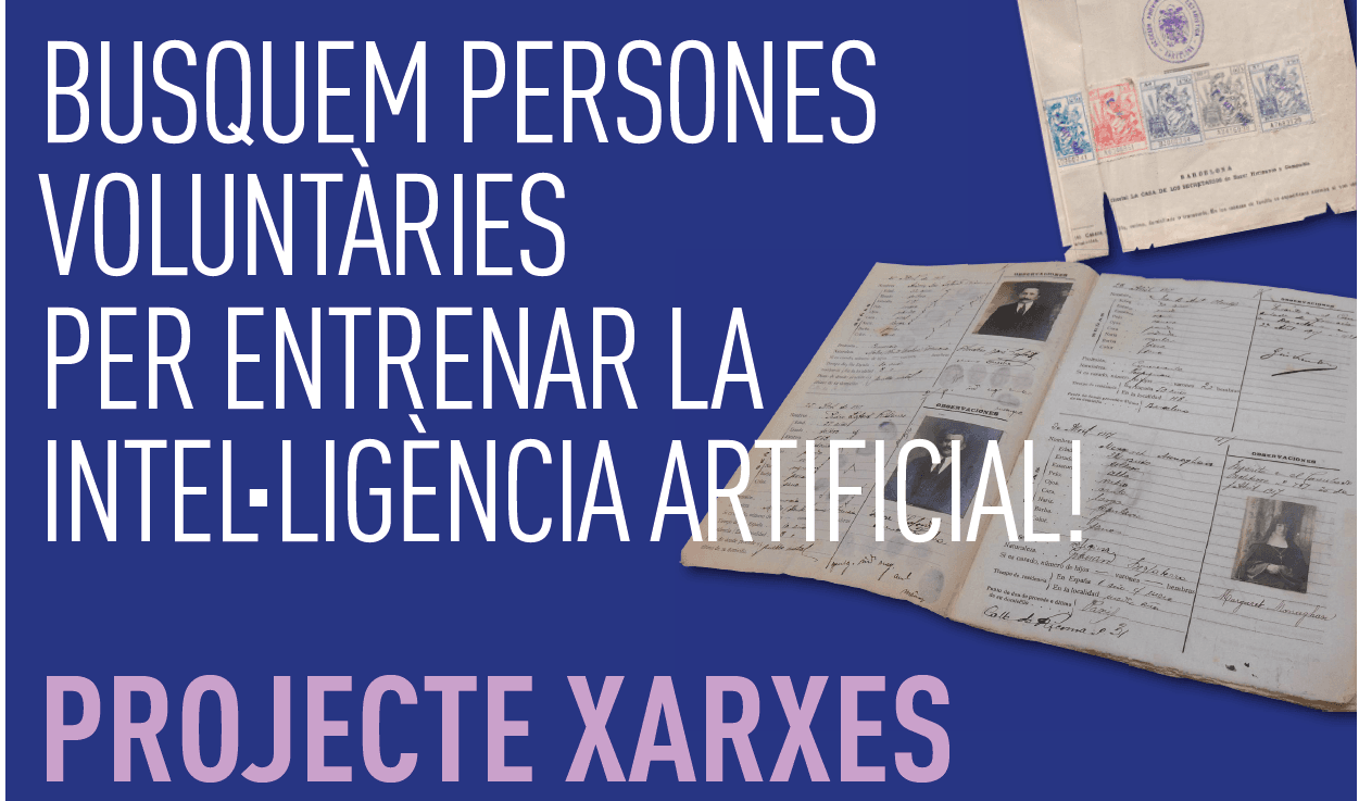 Arxiu Municipal. Projecte Xarxes. Sessió informativa i crida de persones voluntàries