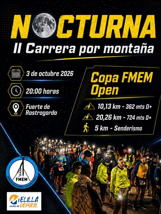 II Carrera Nocturna por Montaña: cómo apuntarte