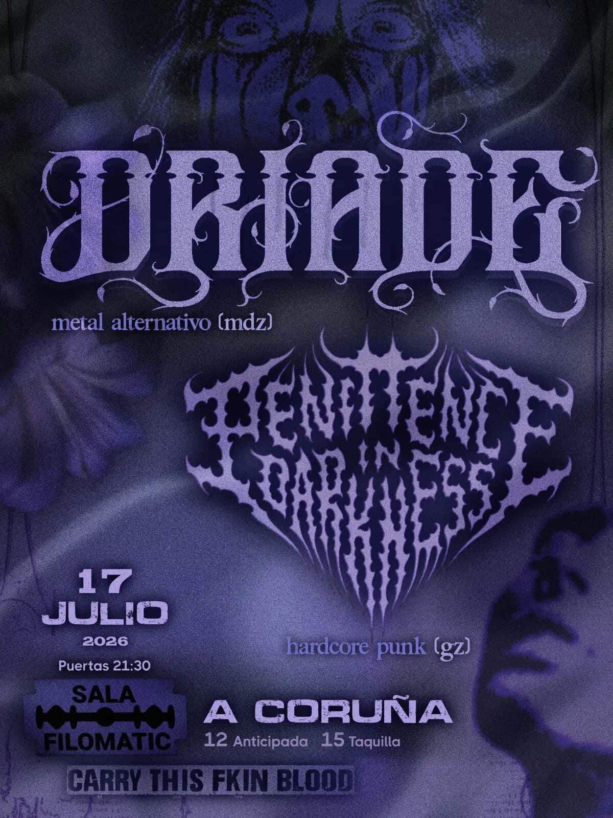 Penitence in Darkness + Driade