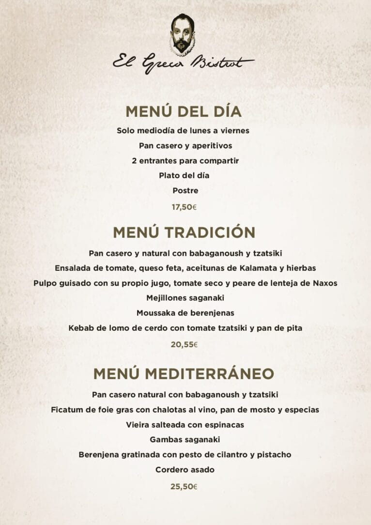 El Greco Bistro: cocina griega familiar en Dénia