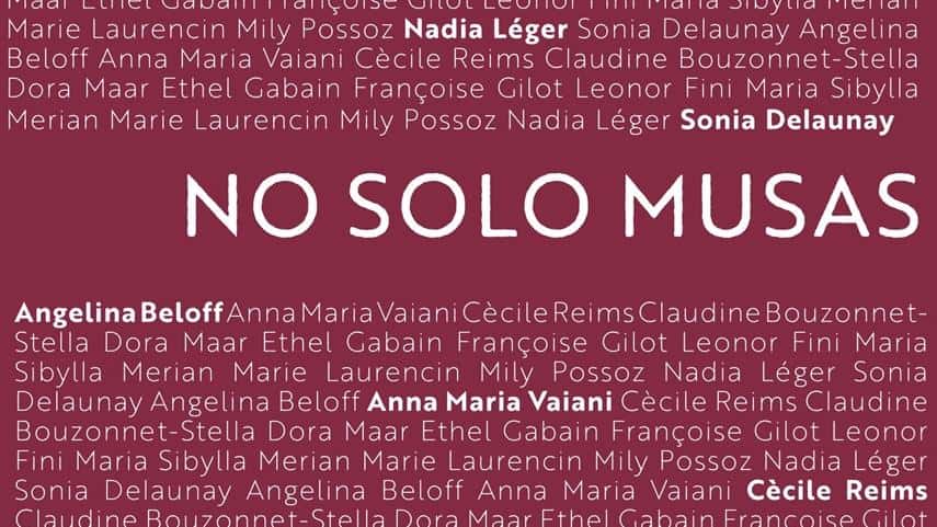 Guía de la exposición No solo musas en la Sala La Pasión