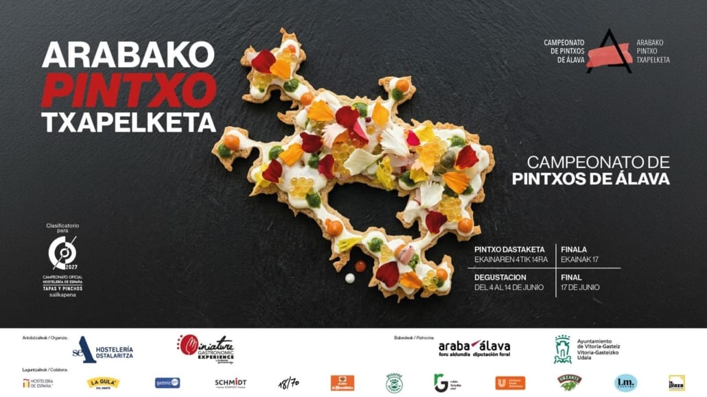 Ruta por los pintxos finalistas de Álava 2026