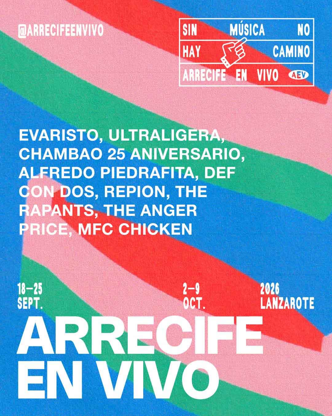 Arrecife en Vivo 2026: las rutas del otoño