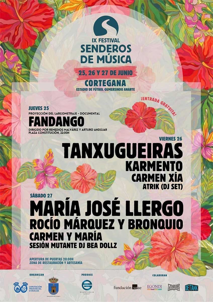 El festival Senderos 2026 llena de música Cortegana