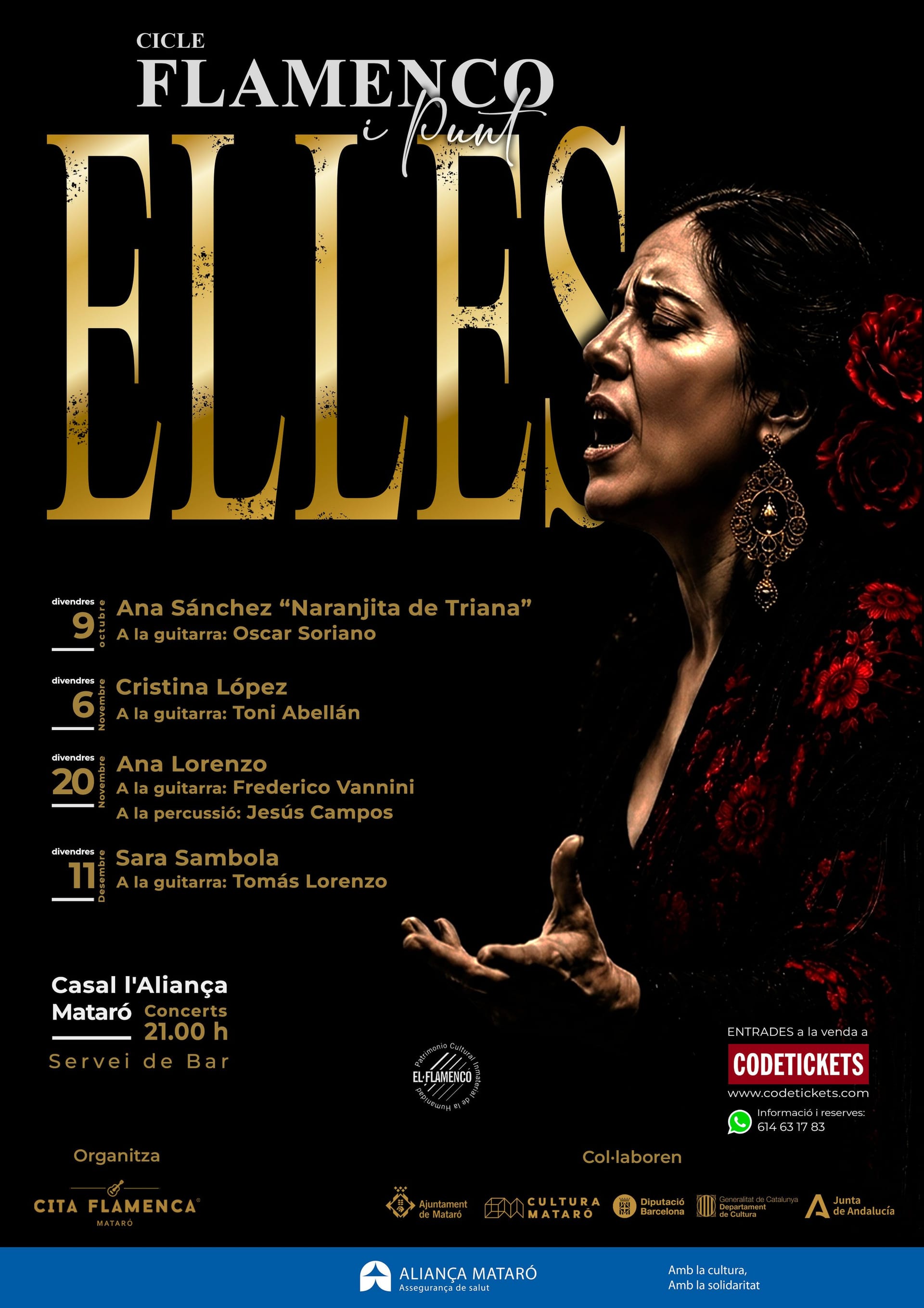 Flamenco y Punto: cuatro recitales de cantaoras en Mataró