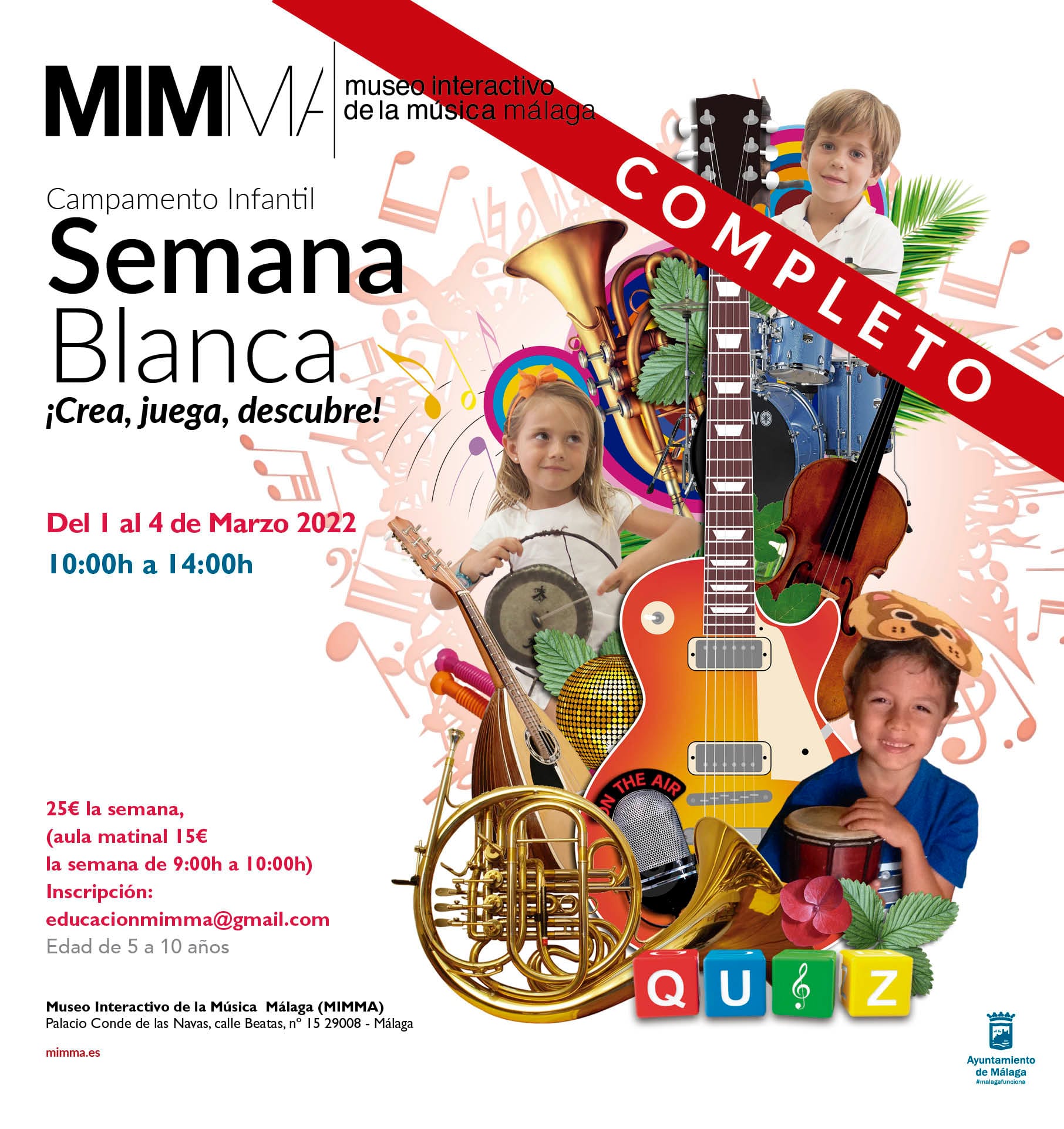 Planes para la Semana Blanca en Málaga con niños