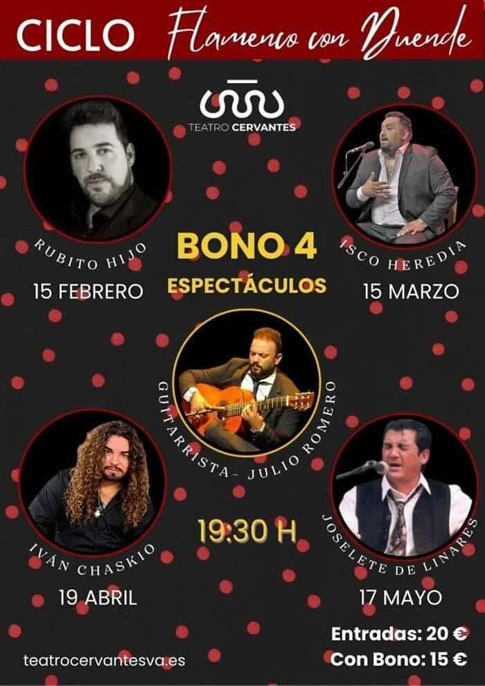 Guía del ciclo Flamenco con Duende en Valladolid