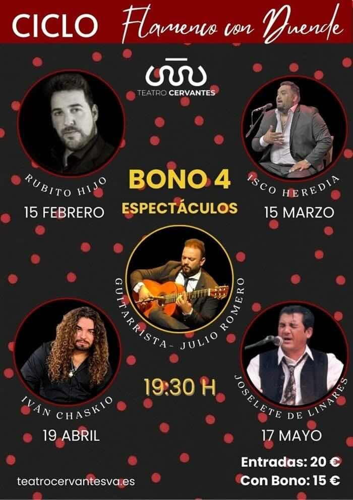 Guía del ciclo Flamenco con Duende en Valladolid