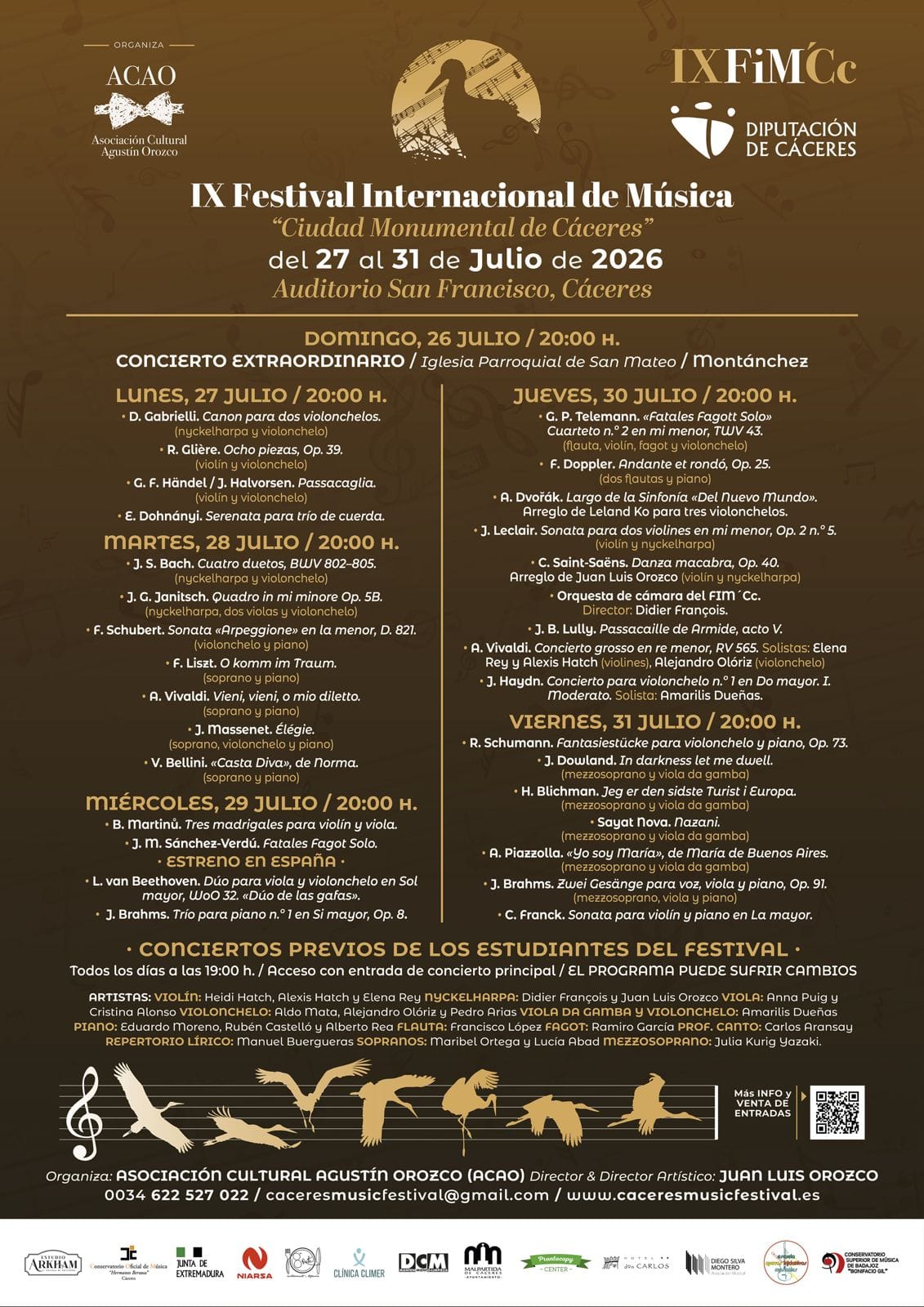IX Festival Internacional de Música Ciudad Monumental