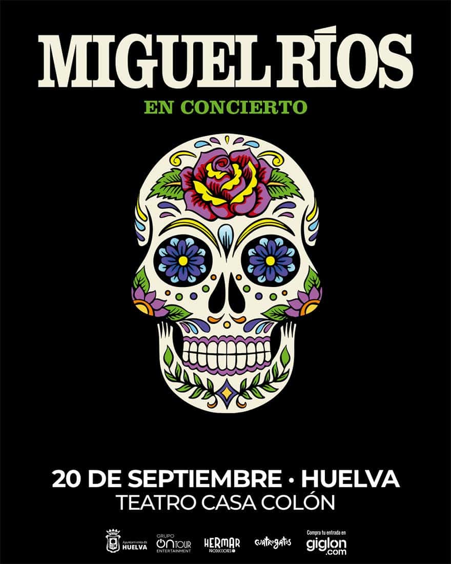 Miguel Ríos en Huelva: concierto el 20 de septiembre