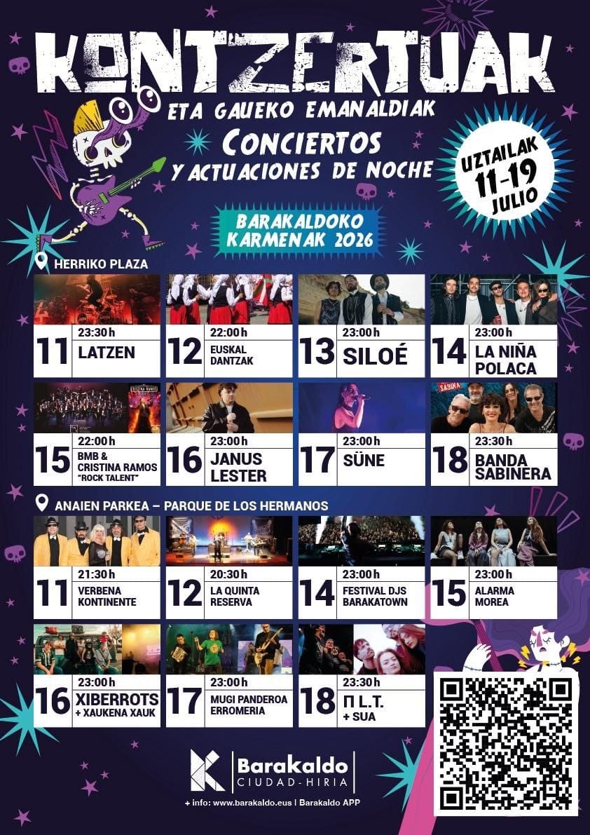 Guía de las Fiestas de Barakaldo 2026: Karmenak
