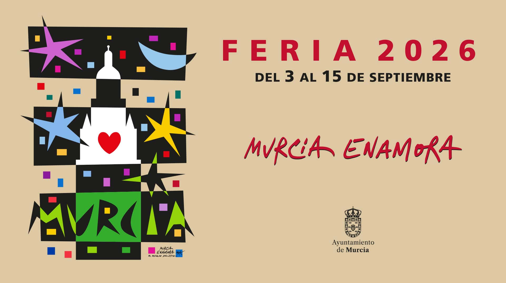 La Feria de Murcia 2026: Walls pregona y La Fica abre