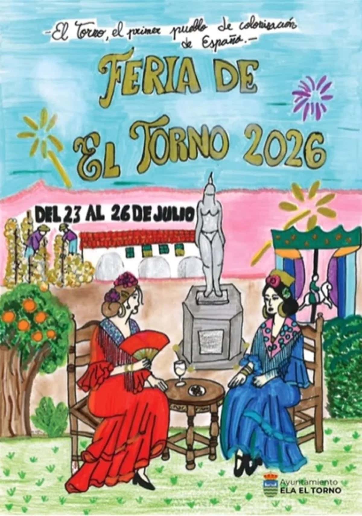 La Feria de El Torno estrenó su renovada plaza