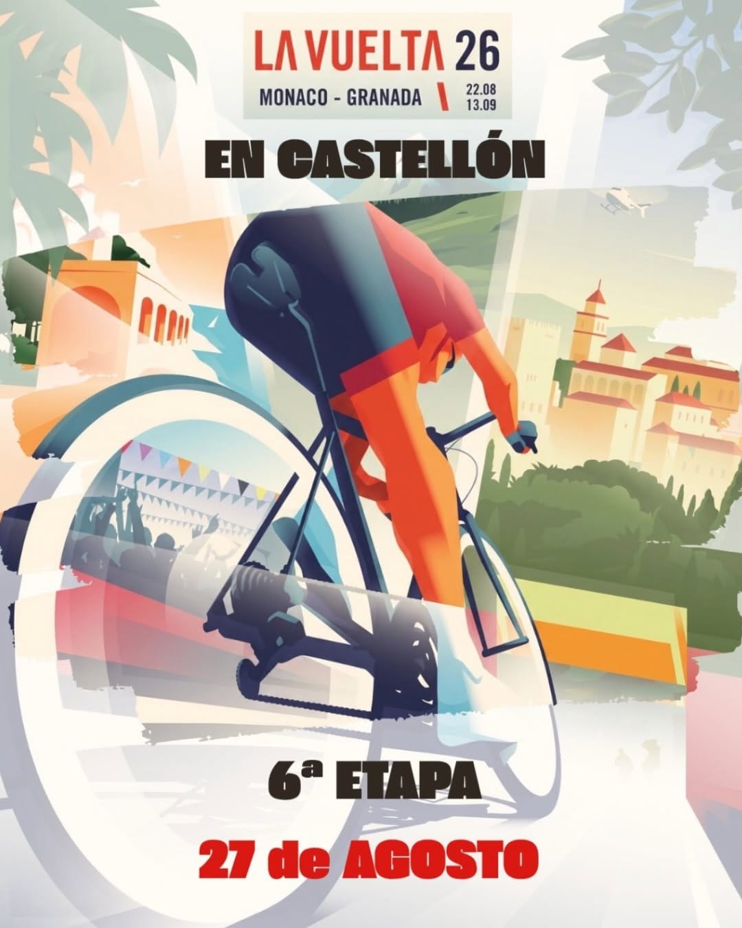 La Vuelta en Castellón: sterrato y duelo Pogacar-Mas