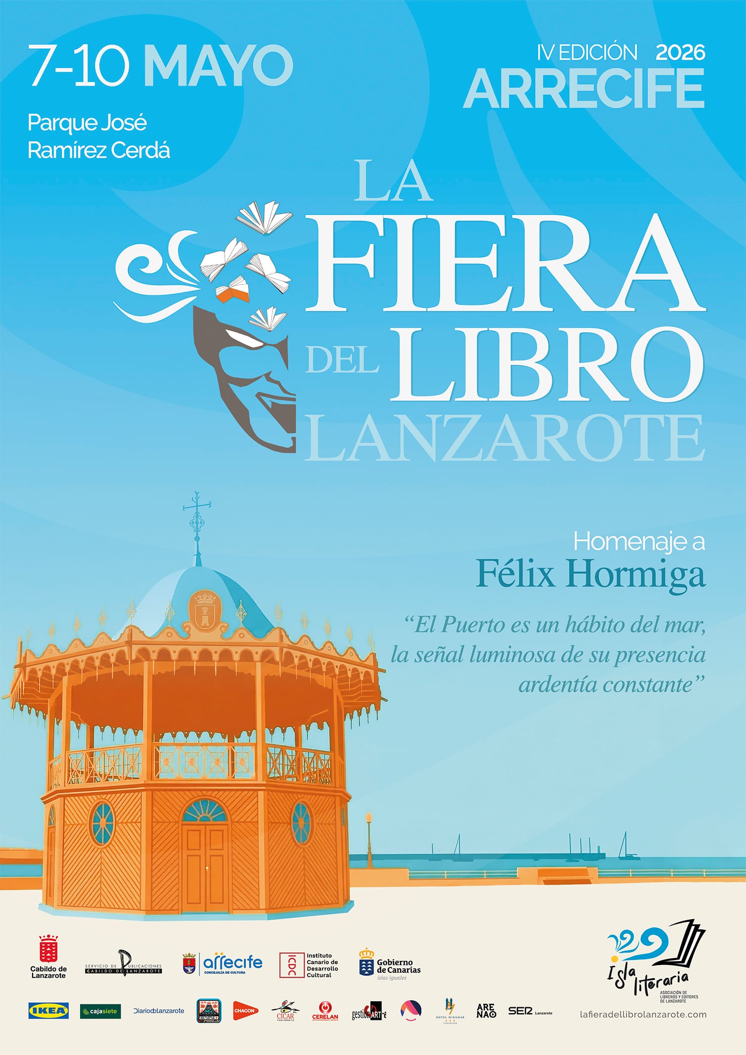 Festival de Literatura de Lanzarote: cartel y sedes 2026