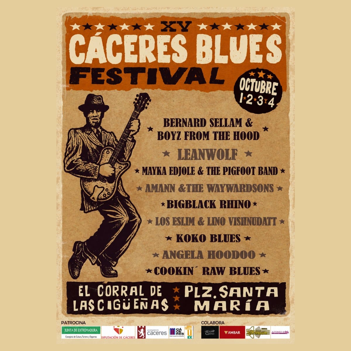 Festival de Blues de Cáceres: 9 bandas del 1 al 4 de octubre