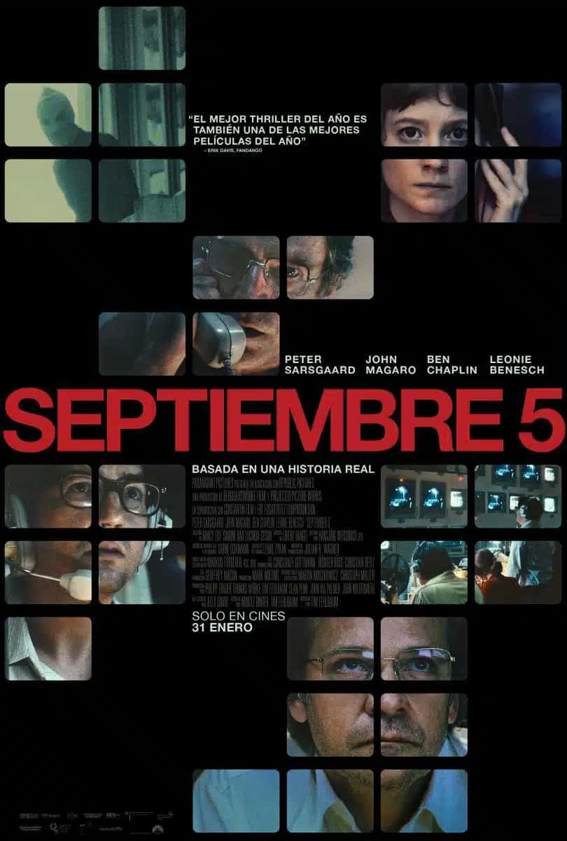 Alciné de Verano: Proyección de 'Septiembre 5'