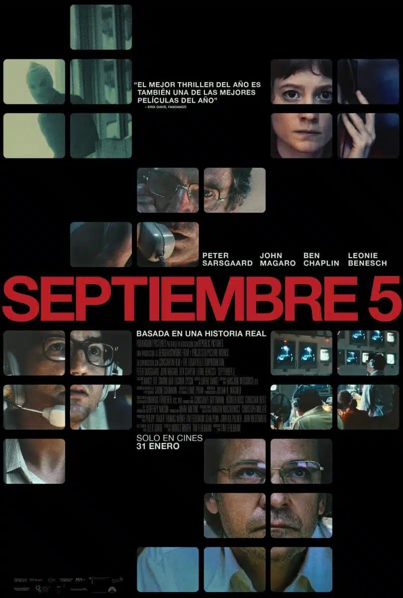 Alciné de Verano: Proyección de 'Septiembre 5'