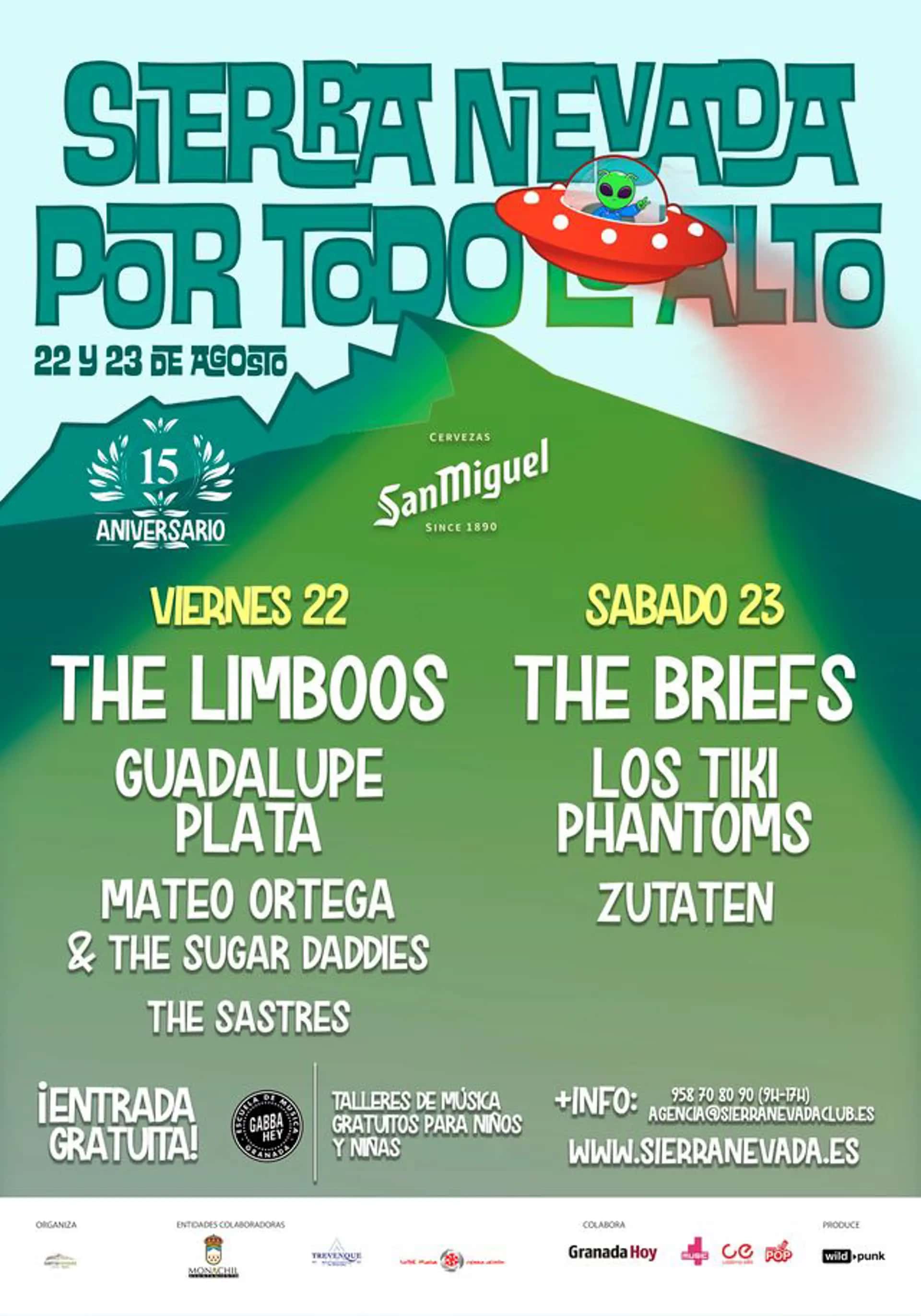 Talleres musicales infantiles en Sierra Nevada