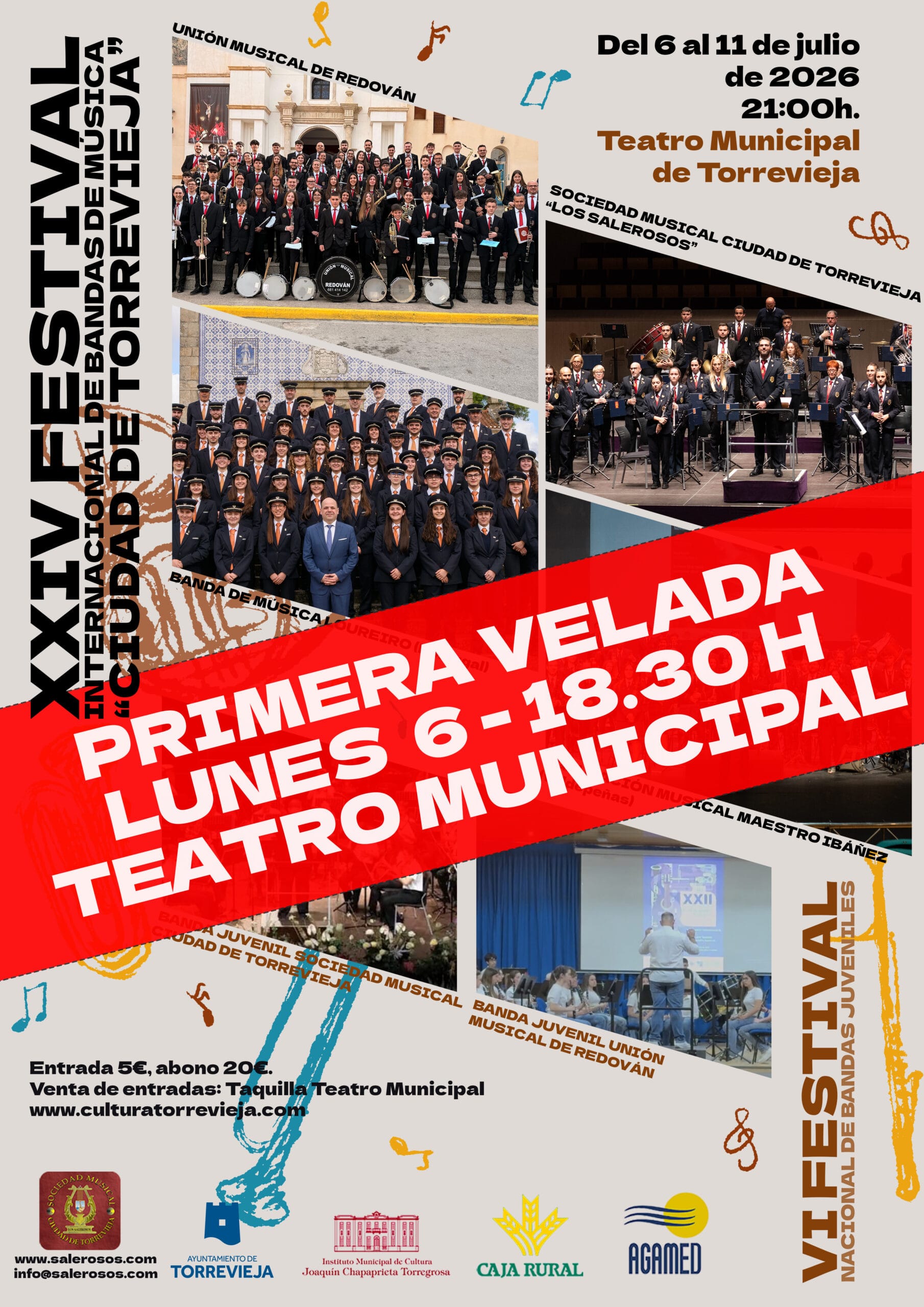 XXIV Festival Internacional de Bandas Ciudad de Torrevieja. Pasacalles