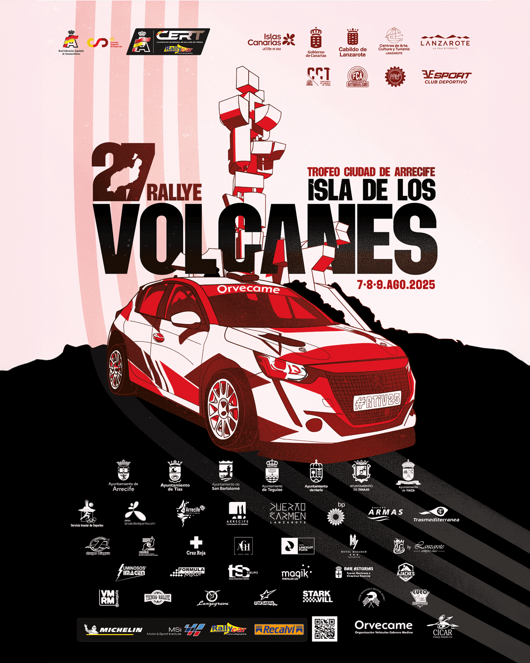 Rally Isla de los Volcanes: etapas y cortes viales