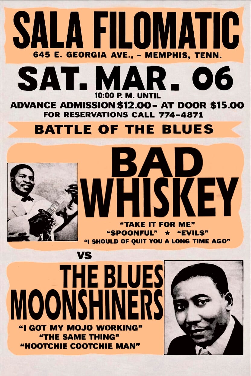 Bad Whiskey + The Blues Moonshiners