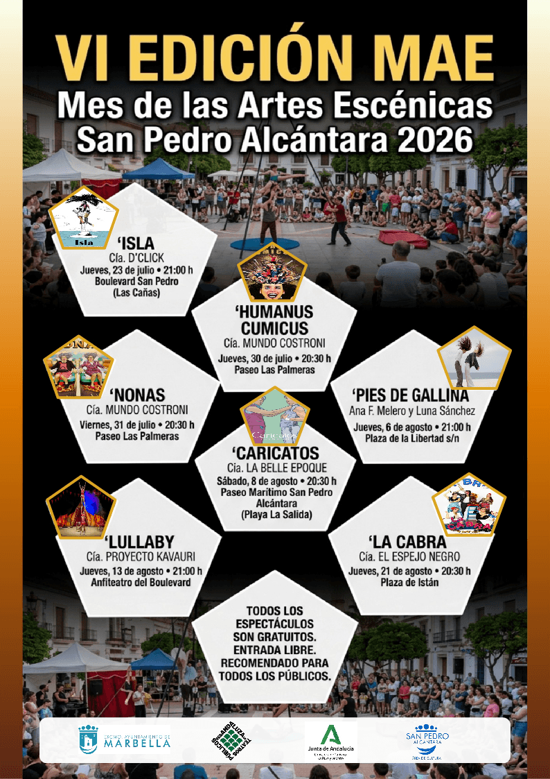 El Mes de las Artes Escénicas cierra el 21 de agosto