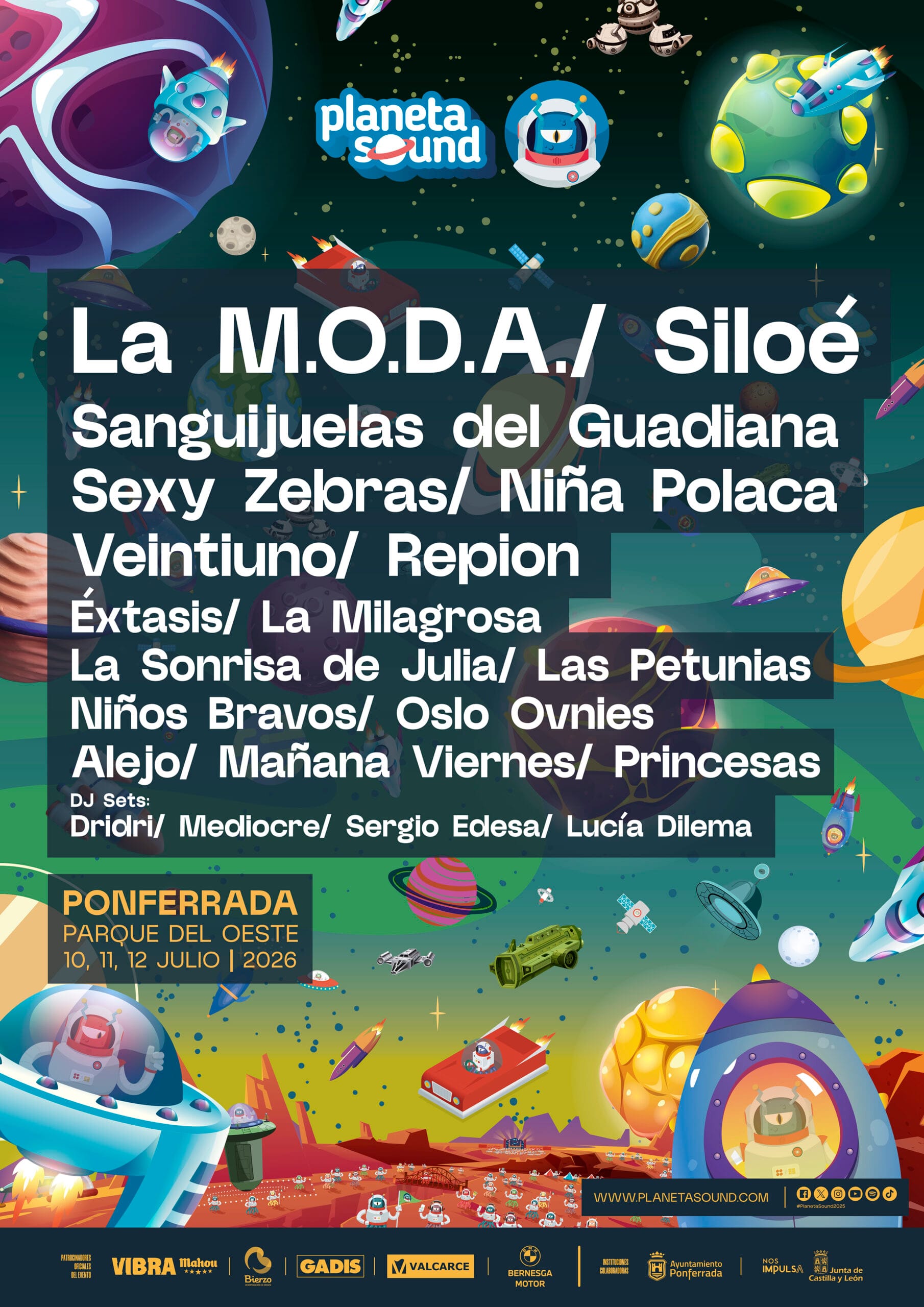 Planeta Sound 2026: Ponferrada vibra con 17.000 asistentes