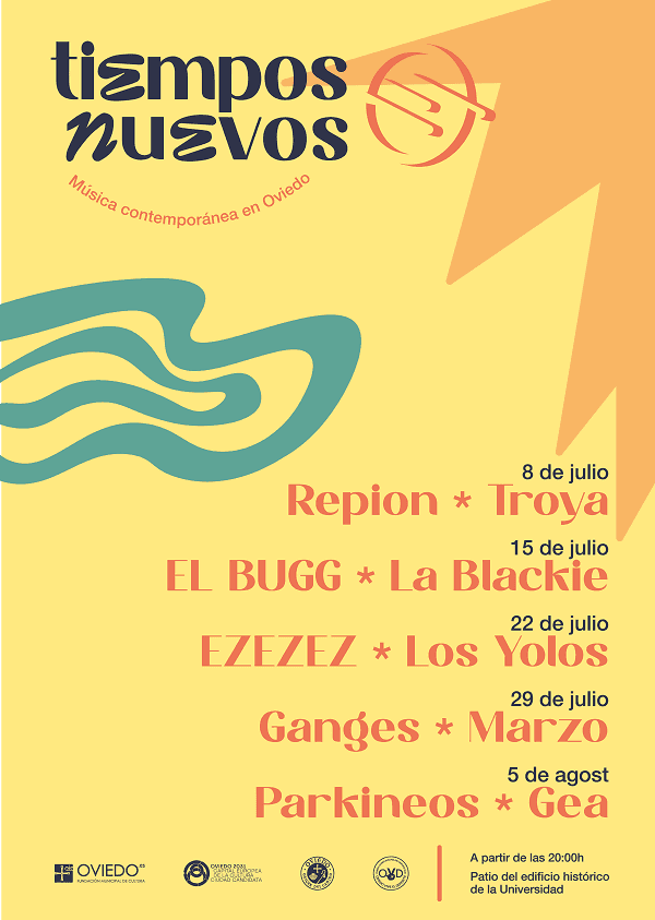 El festival Tiempos Nuevos llena de música el verano de Oviedo