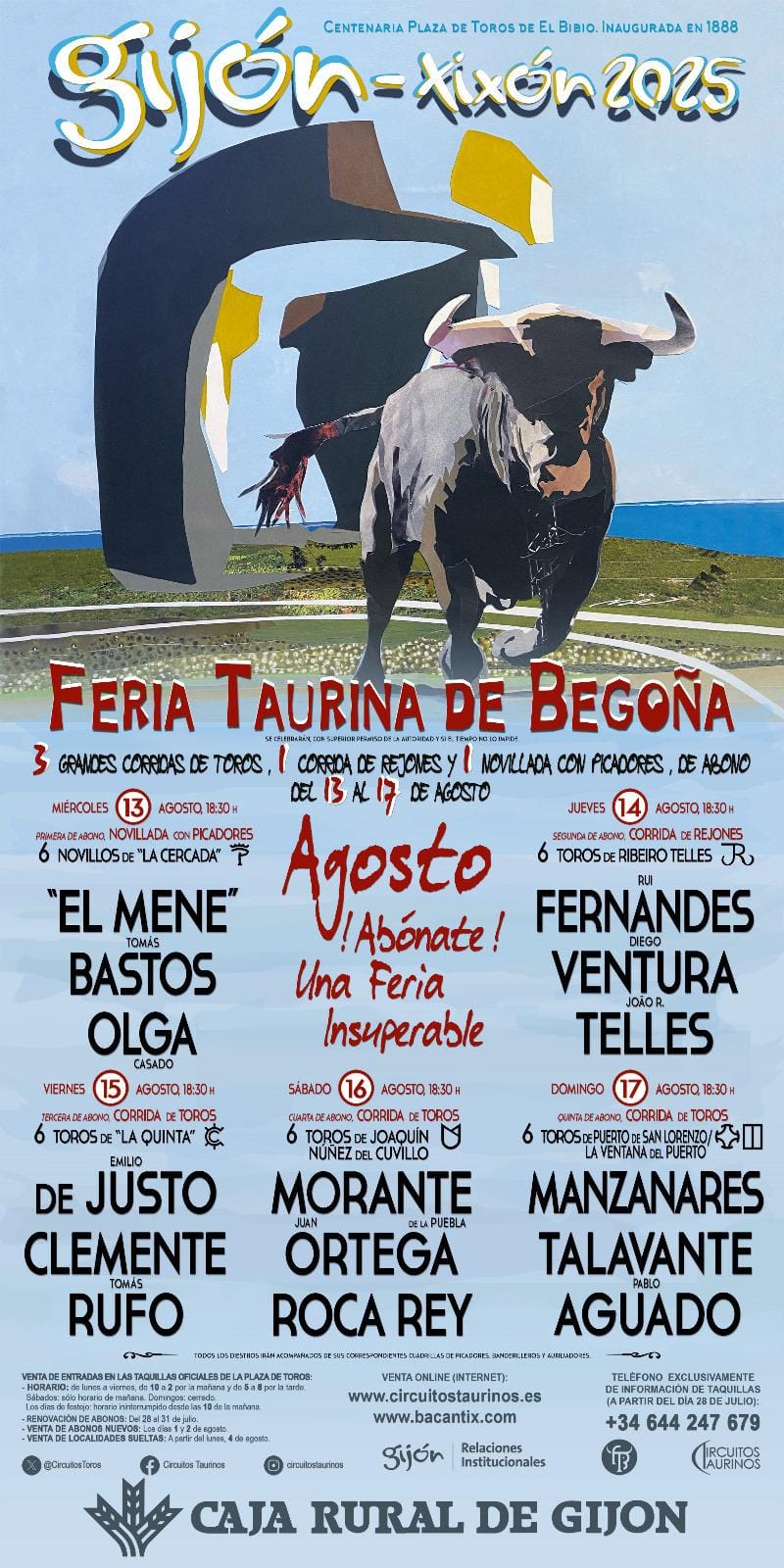 Feria de Begoña: cartel y entradas en El Bibio