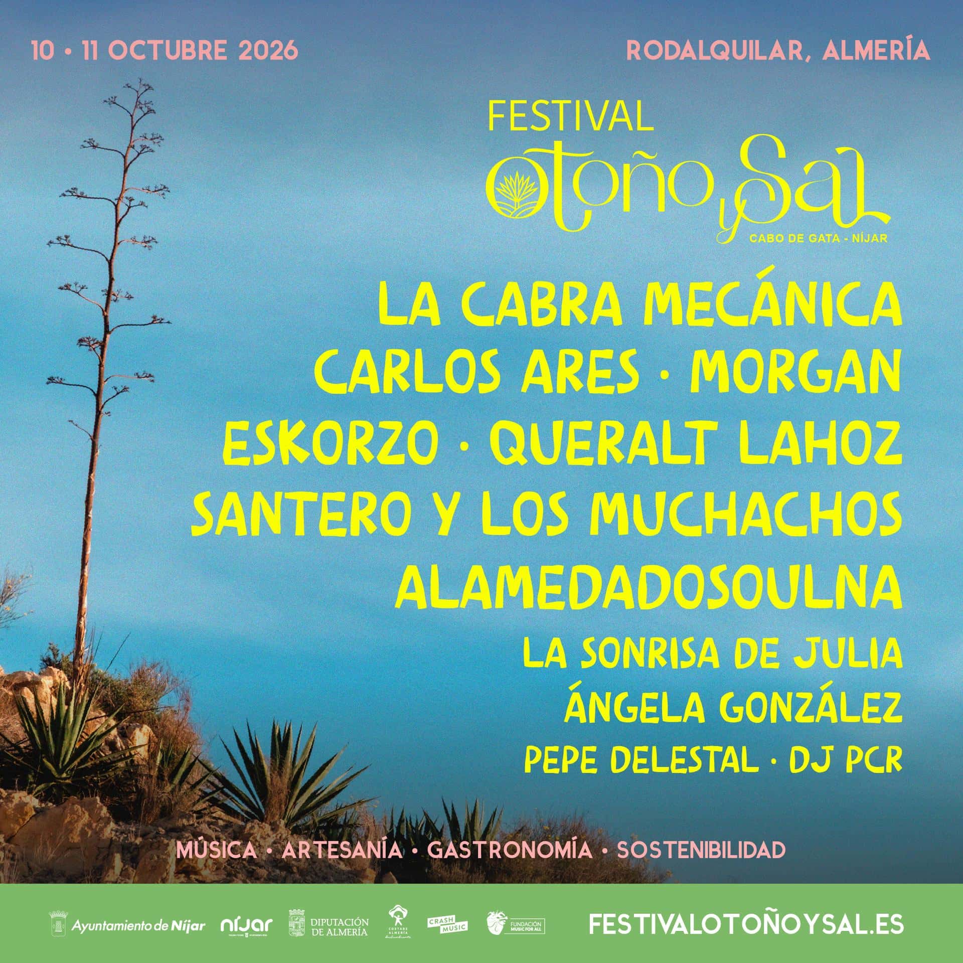Otoño y Sal 2026: La Cabra Mecánica, Morgan y Eskorzo