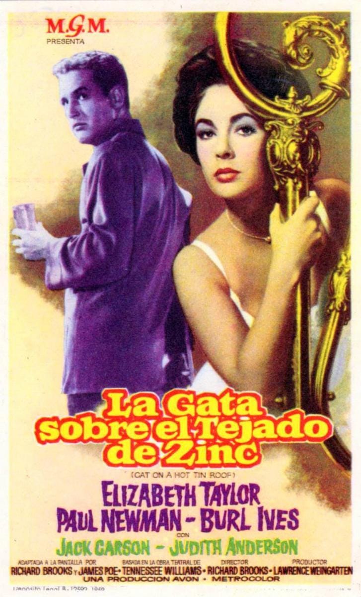 Cine a la luz de la luna: La gata sobre el tejado de zinc