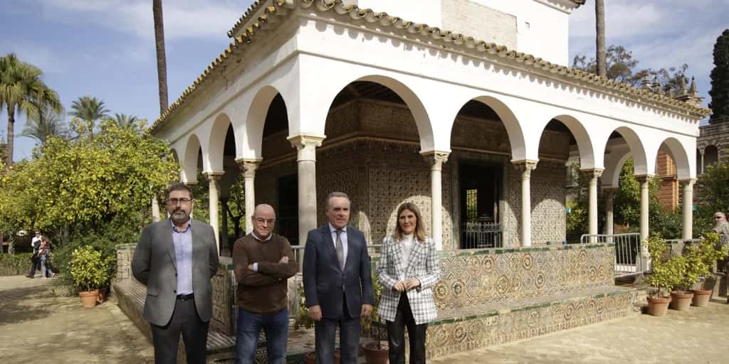 La restauración del Cenador de Carlos V en el Alcázar