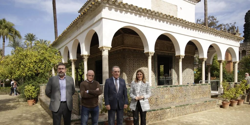 La restauración del Cenador de Carlos V en el Alcázar