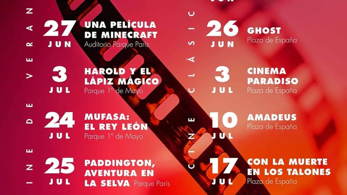 Cine de verano al aire libre en Villanueva del Pardillo