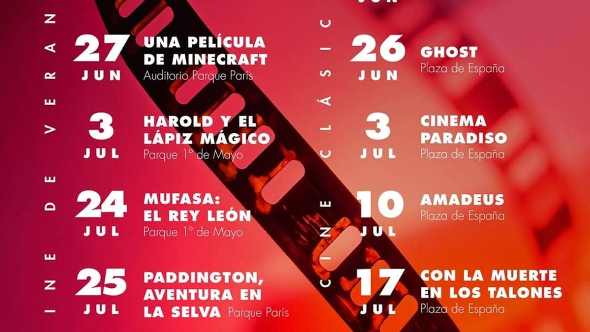 Cine de verano al aire libre en Villanueva del Pardillo