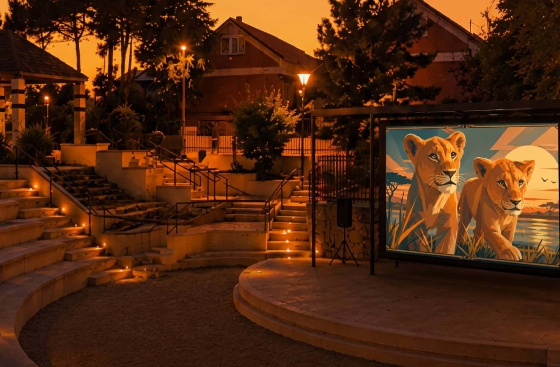 Cine de verano al aire libre en Boadilla