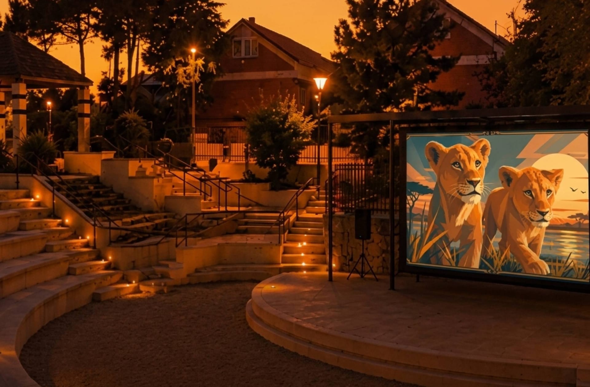 Cine de verano al aire libre en Boadilla