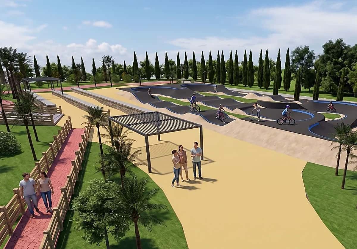 Pump Track en El Pinillo: deportes urbanos en Torremolinos