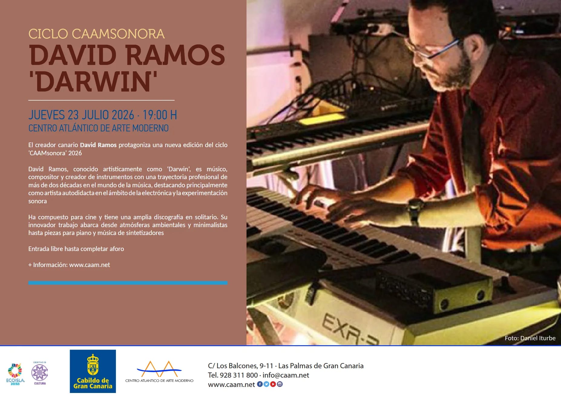 Ciclo CAAMSONORA: David Ramos Darwin