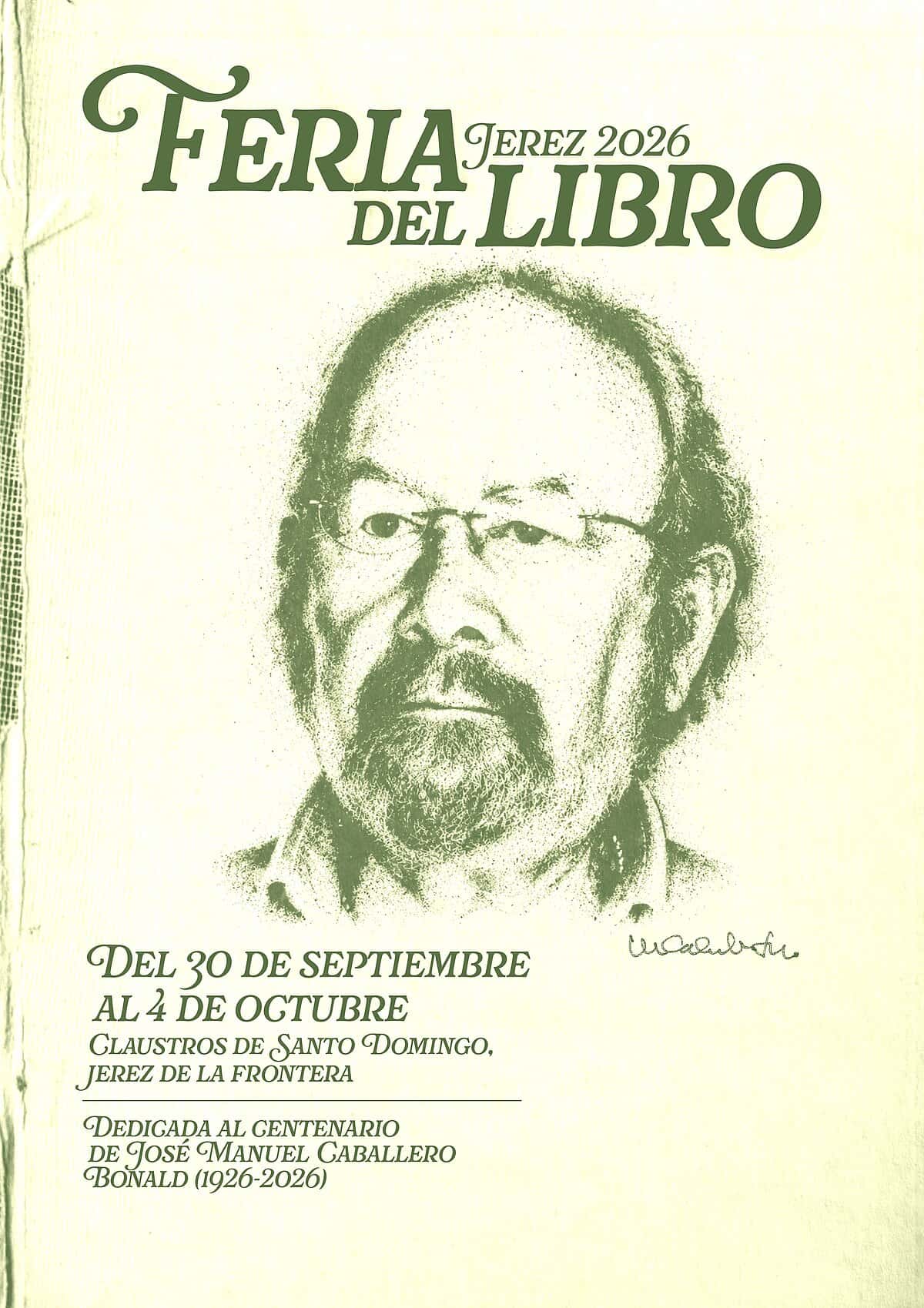Feria del Libro de Jerez 2026: programa y homenaje
