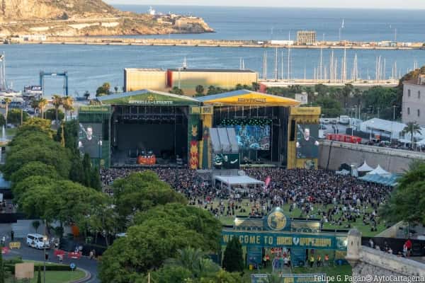 Rock Imperium une música y conservación marina en Cartagena