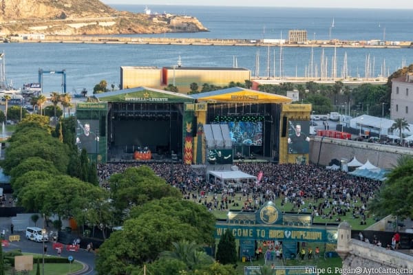 Rock Imperium une música y conservación marina en Cartagena