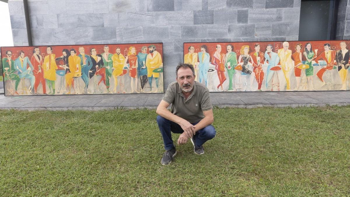 El mural de Vivancos vuelve a Oviedo en septiembre