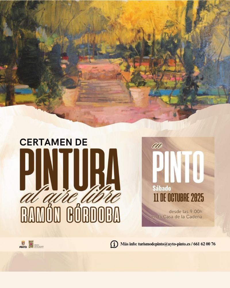 Certamen Ramón Córdoba: pintar Pinto al aire libre
