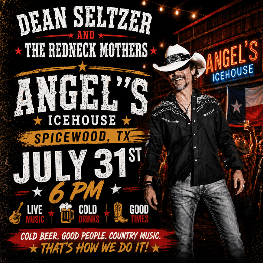 Dean Seltzer and The Redneck Mothers for Texas Music Tuesday
