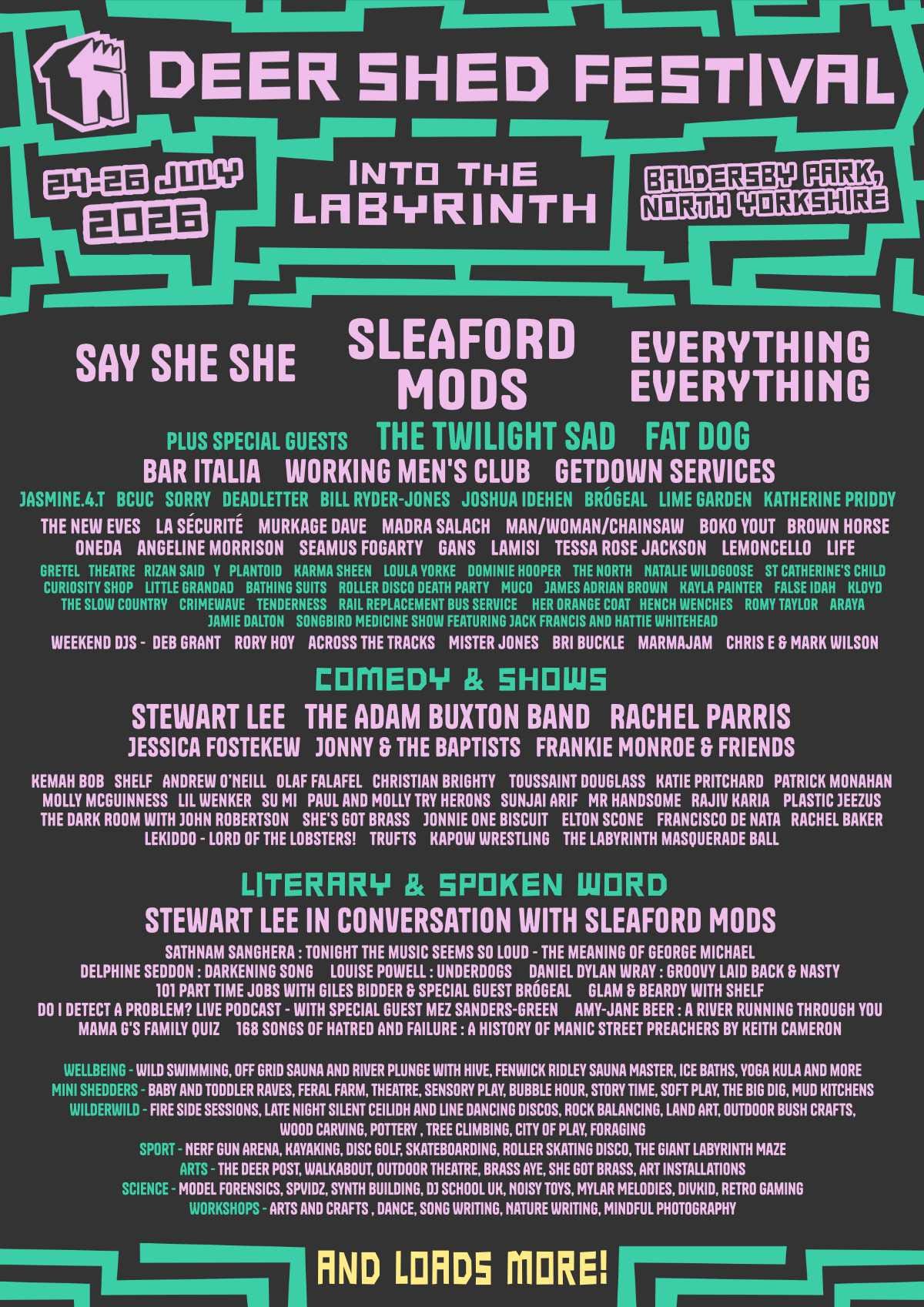 Deer Shed Festival 2026: Music and Comedy in North Yorkshire