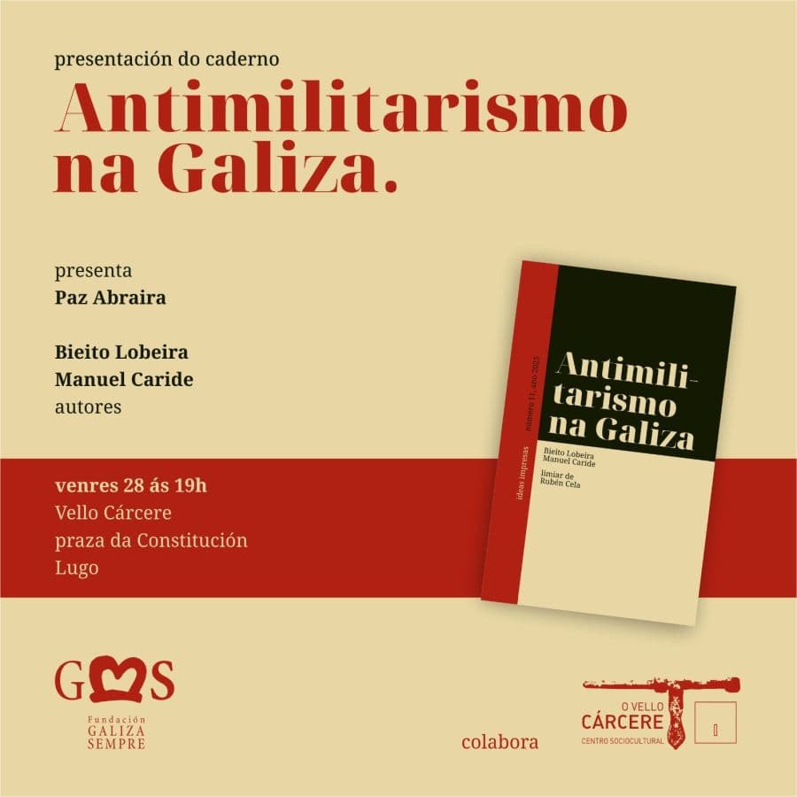 Presentación del libro 'Antimilitarismo na Galiza'