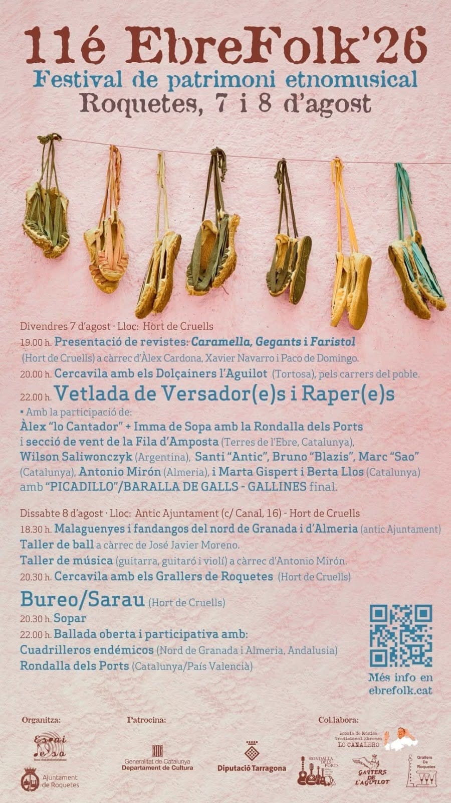 Ebrefolk Roquetes: dos noches de jota y música andalusina