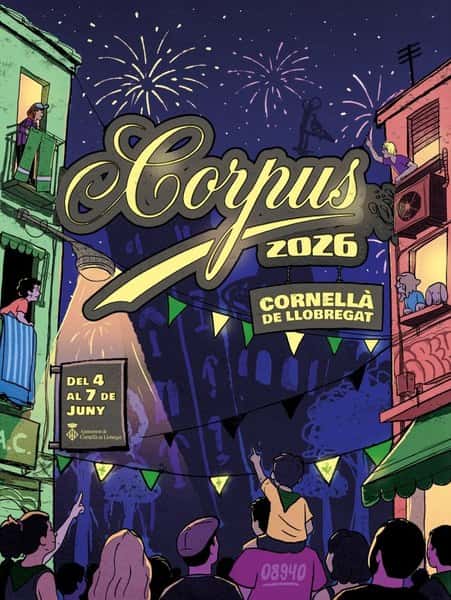 Festa Major del Corpus 2026: cuatro días de fiesta en Cornellà
